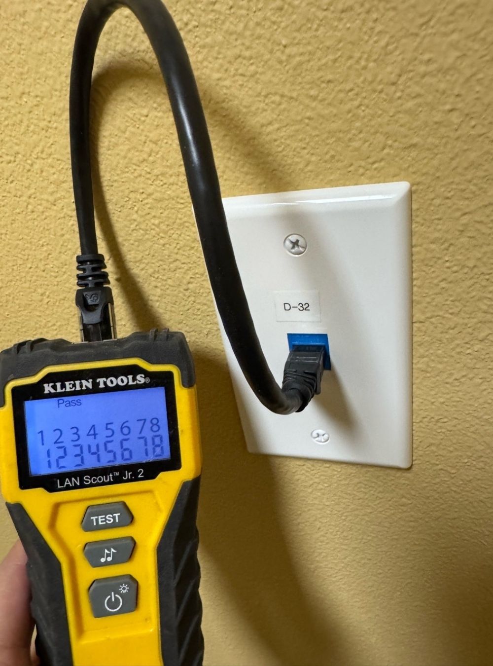 Low-voltage data cabling